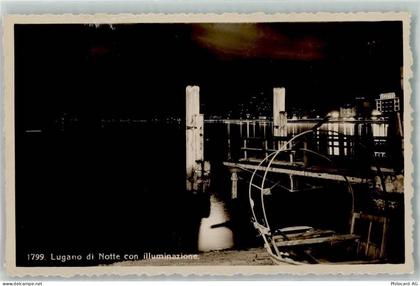 6900 Lugano Mondschein Lugano bei Nacht - 10584704