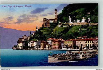 6922 Morcote - Luganersee Raddampfer Italia - 39691078