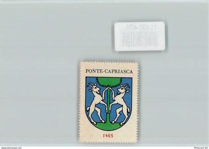 6946 Ponte Capriasca - Vignette Wappen Kaffee Hag ca 1920-1940 Ponte-Cap... - 11101431