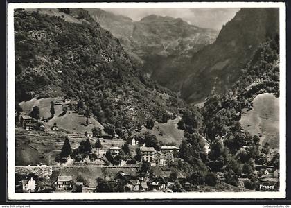 AK Frasco /Val Verzasca, Panorama mit Bergen
