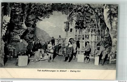 6460 Altdorf UR Foto AK Tell- Aufführungen Zwin-Uri - 14005221