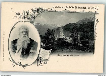 6460 Altdorf UR - Tell Aufführung Attinghausen Burgruine Attinghausen - 13960828