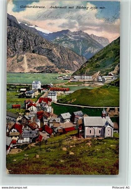 6490 Andermatt - Gotthardstrasse Andermatt mit Bözberg - 11062151