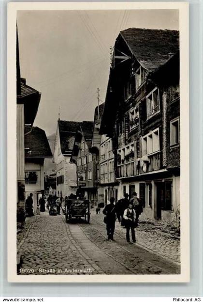 6490 Andermatt - Strasse in Andermatt Oldtimer - 12110246