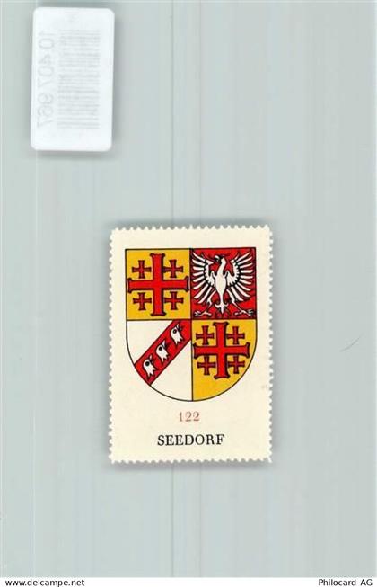 6462 Seedorf UR - Vignette Wappen Kaffee Hag ca 1920-1940 - 10407967