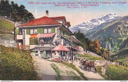 Spiringen UR Gasthaus St Anton Passantenhaus Fussweg nach Urigen