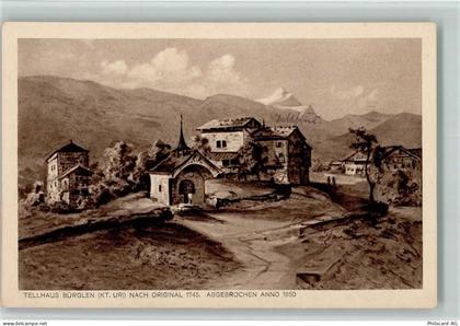 6463 Bürglen UR - Tellhaus Bürglen nach Original 1745 - 10158944