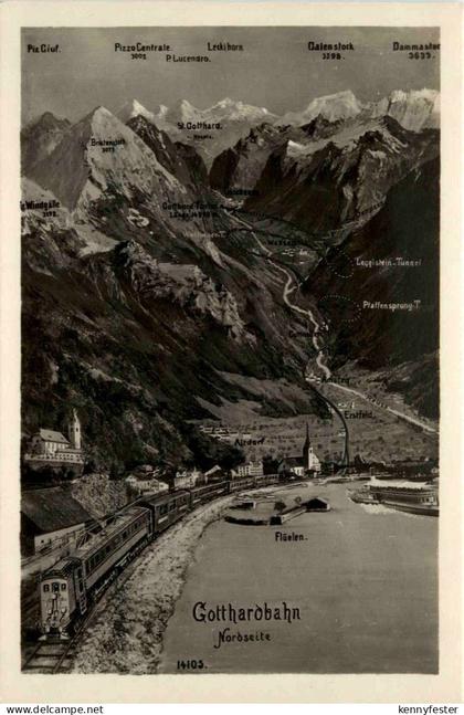 Flüelen - Gotthard bahn