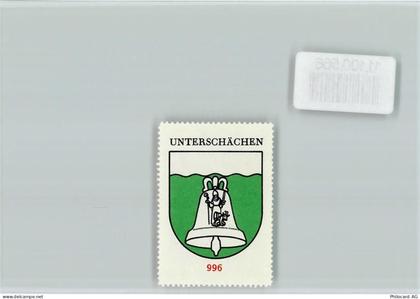 6465 Unterschächen - Vignette Wappen Kaffee Hag ca 1920-1940 Unterschäch... - 11100566