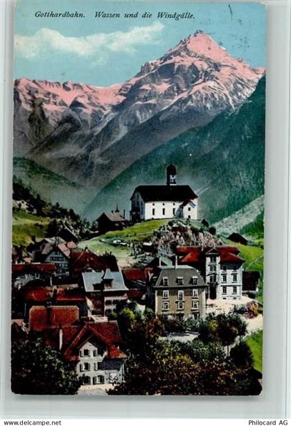 6484 Wassen UR - Gotthardbahn Wassen und die Windgälle - 11051360