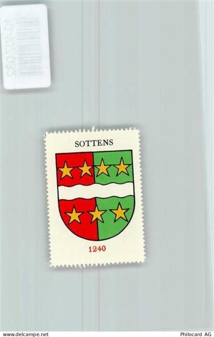 1062 Sottens - Vignette Wappen Kaffee Hag 1920-1940 Sterne - 10407032