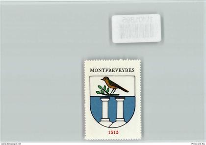 1081 Montpreveyres - Vignette Wappen Kaffee Hag ca 1920-1940 - 11101895