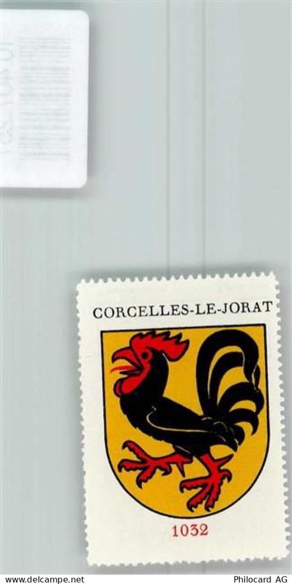 1082 Corcelles-le-Jorat - Vignette Wappen Kaffee Hag 1920-1940 Hahn - 10407251