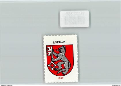 1088 Ropraz - Vignette Wappen Kaffee Hag ca 1920-1940 - 11102359