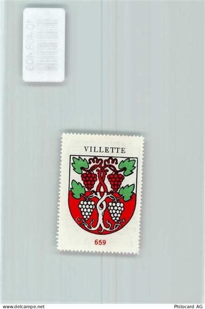 1096 Villette Lavaux - Vignette Wappen Kaffee Hag ca 1920-1940 Weinstock... - 10408406