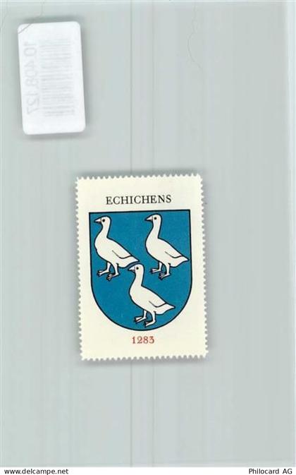 1112 Echichens - Vignette Wappen Kaffee Hag ca 1920-1940 Gänse - 10408127