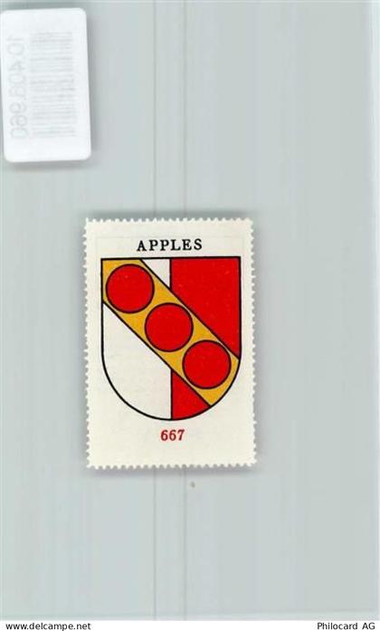 1143 Apples - Vignette Wappen Kaffee Hag 1920-1940 - 10406960