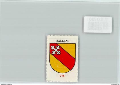 1144 Ballens - Vignette Wappen Kaffee Hag ca 1920-1940 Ballens - 11100730