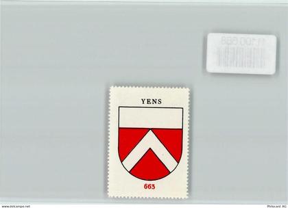 1169 Yens - Vignette Wappen Kaffee Hag ca 1920-1940 Yens - 11100668