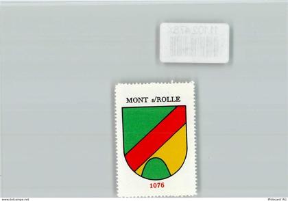 1185 Mont-sur-Rolle - Vignette Wappen Kaffee Hag ca 1920-1940 - 11102478