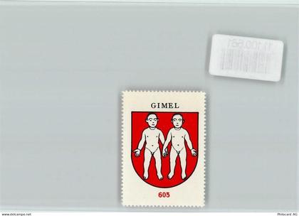 1188 Gimel - Vignette Wappen Kaffee Hag ca 1920-1940 Gimel - 11100661
