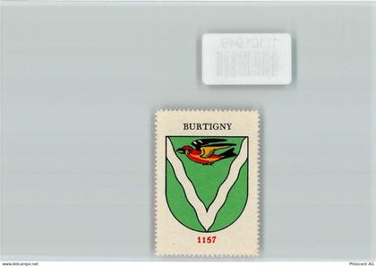 1268 Burtigny - Vignette Wappen Kaffee Hag ca 1920-1940 - 11101949