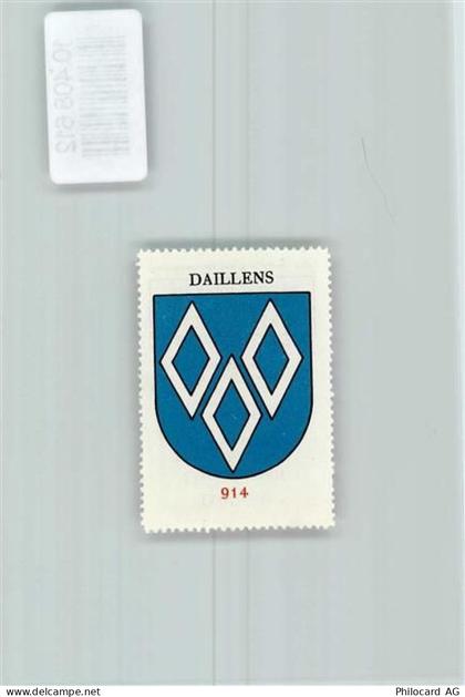 1306 Daillens - Vignette Wappen Kaffee Hag ca 1920-1940 - 10408612