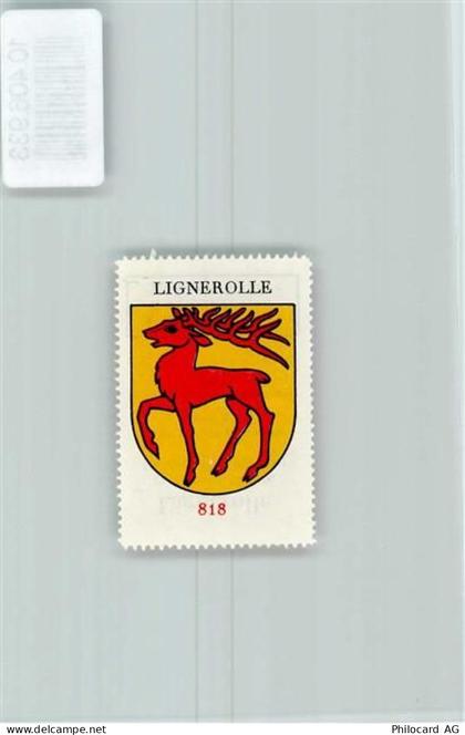 1357 Lignerolle - Vignette Wappen Kaffee Hag 1920-1940 Hirsch - 10406933
