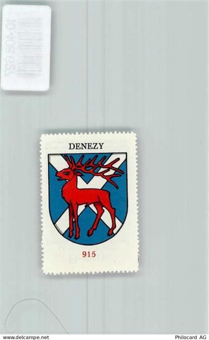 1410 Denezy - Vignette Wappen Kaffee Hag ca 1920-1940 Hirsch - 10408627