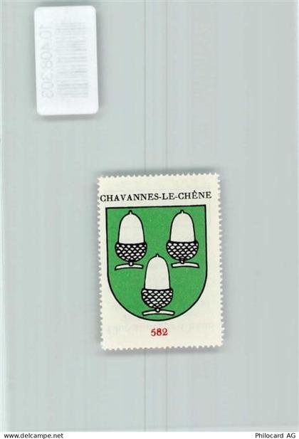 1464 Chavannes-le-Chêne Pâquier VD - Vignette Wappen Kaffee Hag ca 1920-... - 10408303