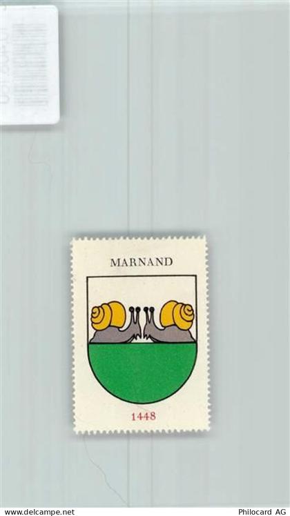 1524 Marnand - Vignette Wappen Kaffee Hag ca 1920-1940 Schnecken - 10408160