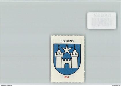 1554 Rossens VD - Vignette Wappen Kaffee Hag ca 1920-1940 Rossens - 11100551