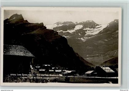 1865 Les Diablerets Ormont-Dessus - Vue sur les Diablerets et le sec rou... - 11059164