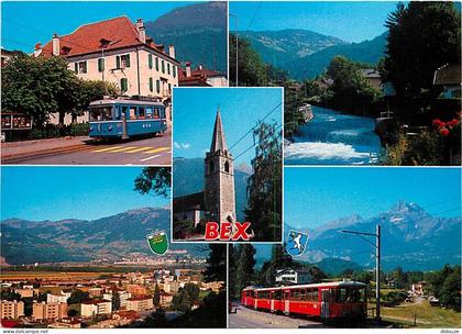 Carte Postale - Suisse - VD Vaud - Bex - Multivues - Trains - Tramway - Blasons - CPM - Carte Neuve - Voir Scans Recto-V