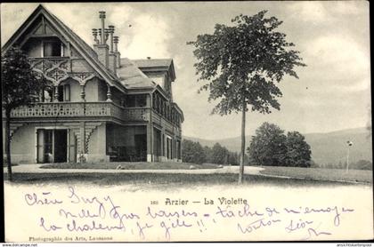 CPA Arzier Le Muids Kanton Waadt, La Violette
