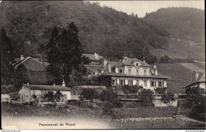 CPA Vinzel Kanton Waadt, Pension de Vinzel, Berge