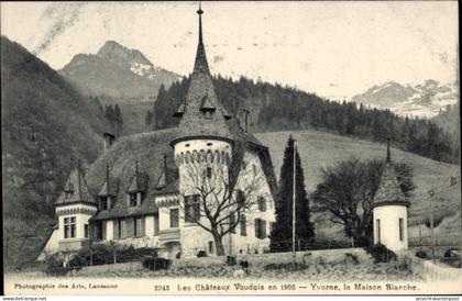 CPA Yvorne Kanton Waadt, Maison Blanche