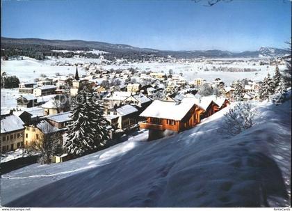 Le Chenit Vallee de Joux vue du Brassus