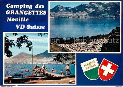 Noville Aigle Camping des Grangettes Lac Leman Genfersee