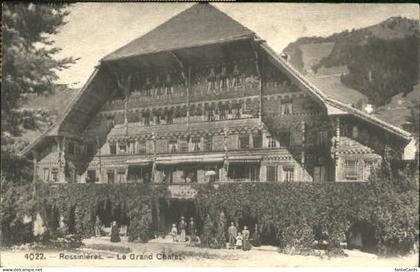 Rossiniere Rossinieres Chalet x 1909