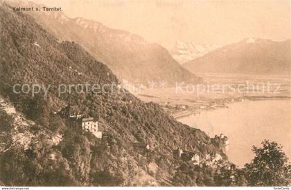 Territet Montreux Panorama Sanatorium Valmont Lac Leman Alpes