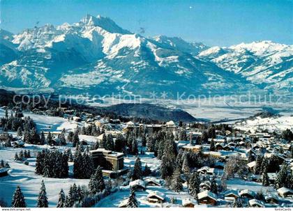 Villars Chesieres Fliegeraufnahme