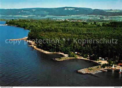 Yvonand Pointe d Yvonand Lac de Neuchatel vue aérienne
