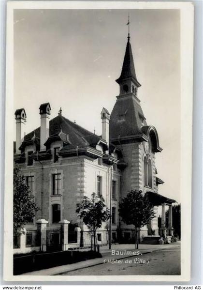 1446 Baulmes 1929 - Hotel de Ville - 51422123