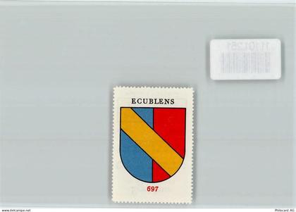 1024 Ecublens VD - Vignette Wappen Kaffee Hag ca 1920-1940 - 11101251