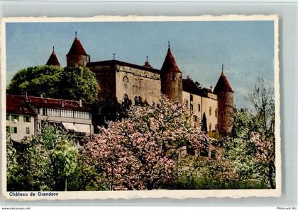 1422 Grandson - Château de Grandson Blühende Bäume - 11052612