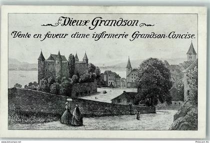 1422 Grandson Gebrauchsspuren Vente en faveur dune infirmerie Grandson-C... - 13179937