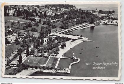 Suisse - LAUSANNE (VD) Bellerive-Plage et Ouchy vus d'avion - Ed. Perrochet 9931