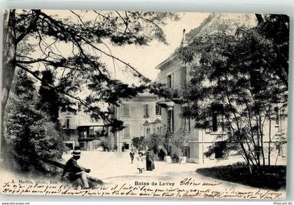 1892 Lavey-les-Bains 1904 Lithographie Badehaus - 10645079