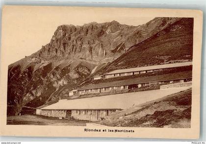 1892 Lavey-les-Bains Foto AK Kaserne Rionda et les Martinets - 38193998